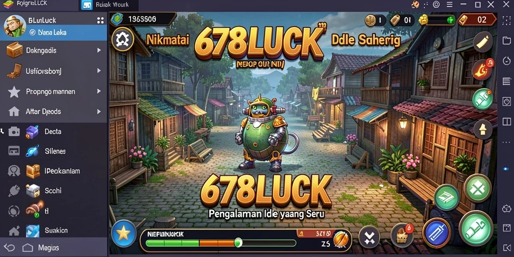 Tampilan gameplay seru dari 678LUCK yang memudahkan pemain.