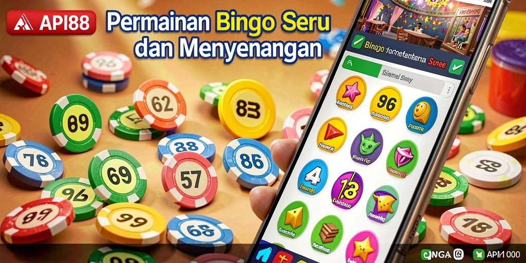 Tampilan gameplay Bingo yang seru dan interaktif di API88.