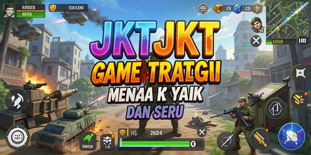 Tampilan gameplay seru dan menantang dari JKTJKT.