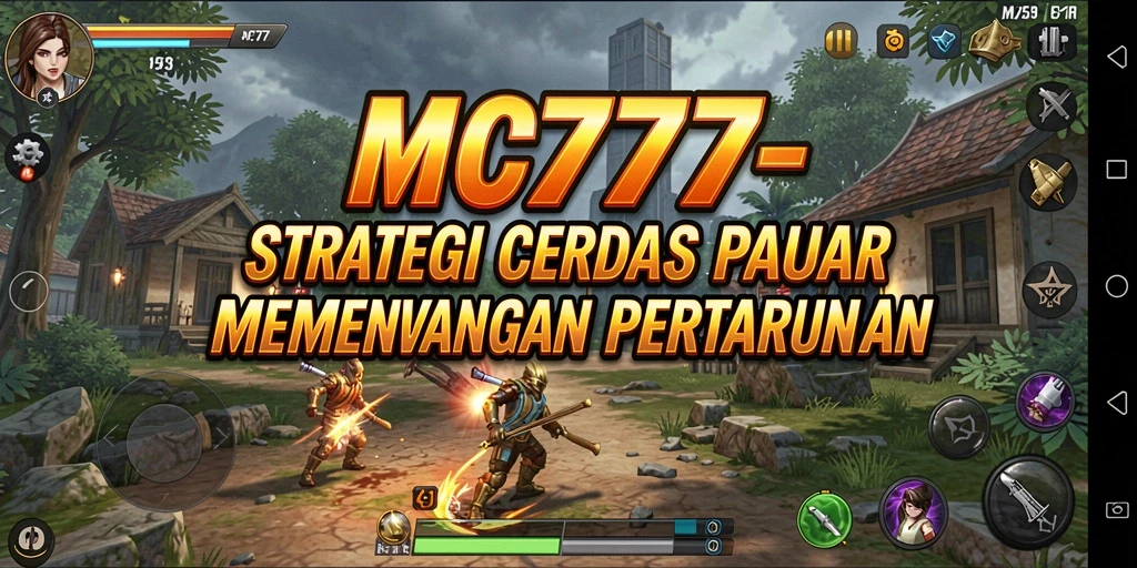 Tampilan gameplay <strong>MC777</strong> yang menegangkan dalam pertempuran strategi.