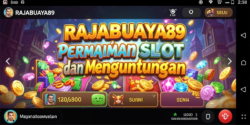 Tampilan gameplay RAJABUAYA89 yang menarik dan penuh warna.